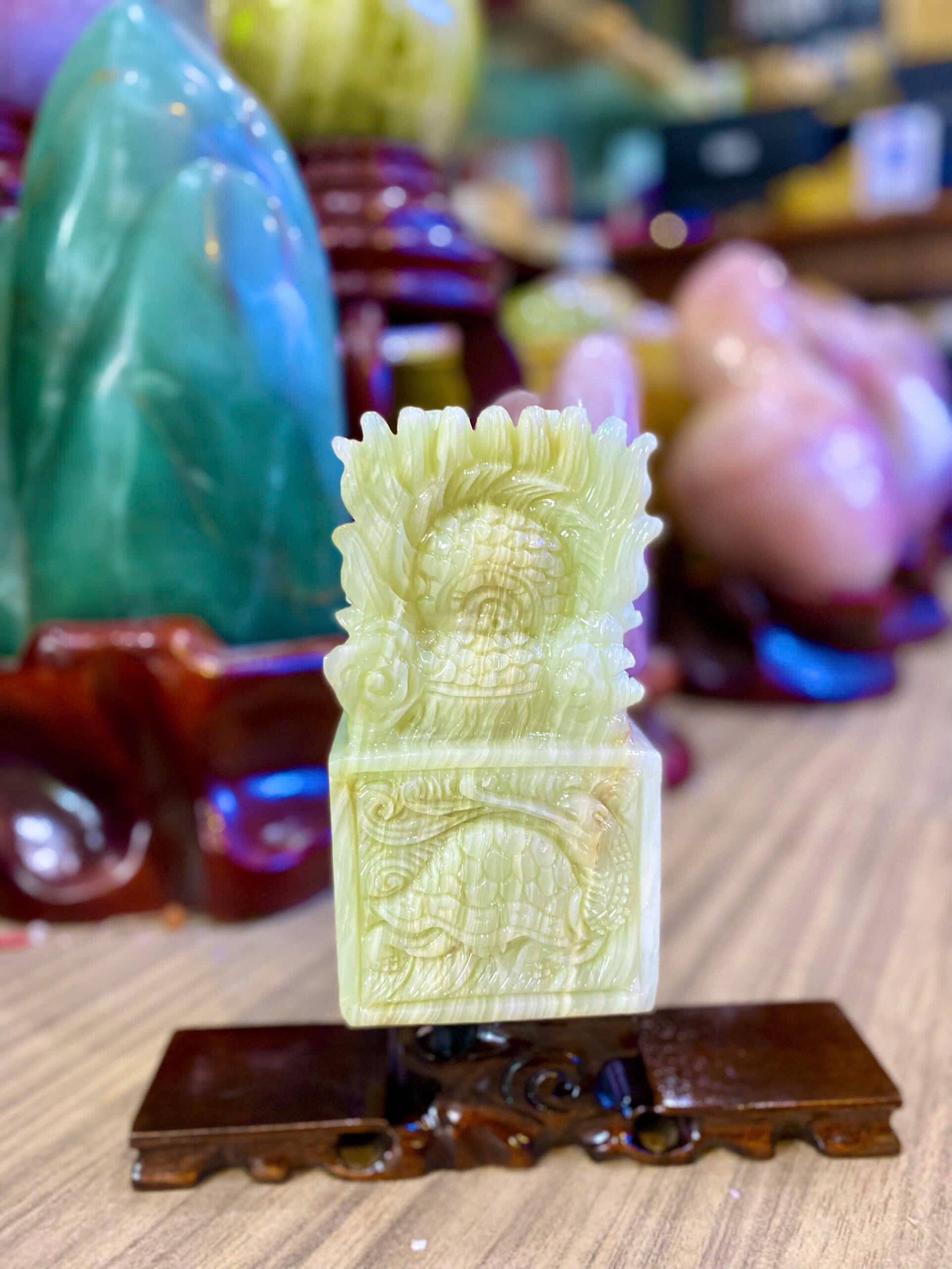Ấn Rồng Đá Ngọc 1