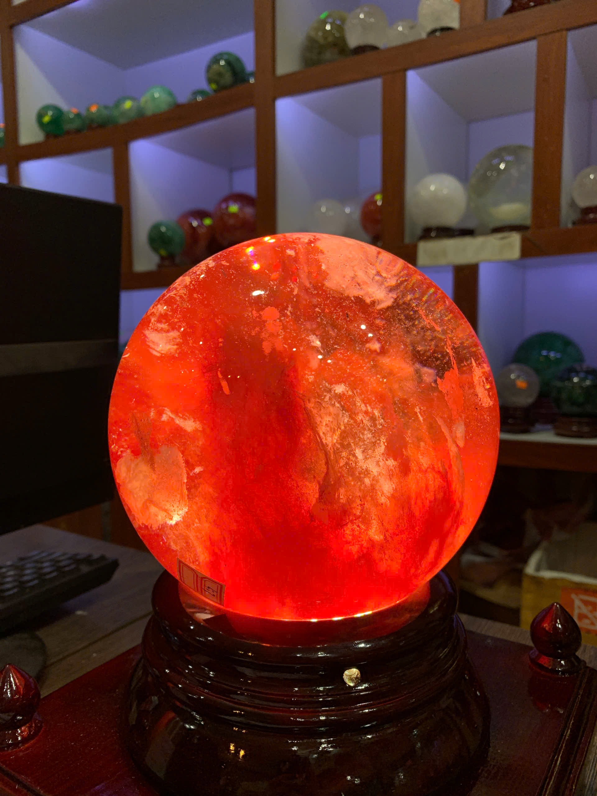 Bi cầu Thủy Tinh Đỏ